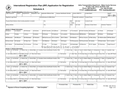 Virginia Irp Application PDF Form