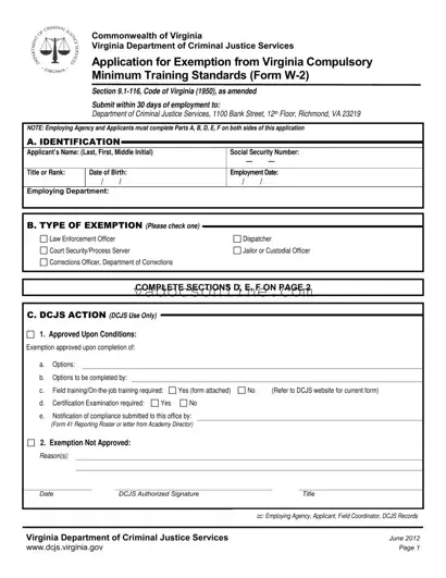 Virginia W 2 PDF Form
